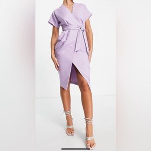 Women's wrap dress brand new lilac